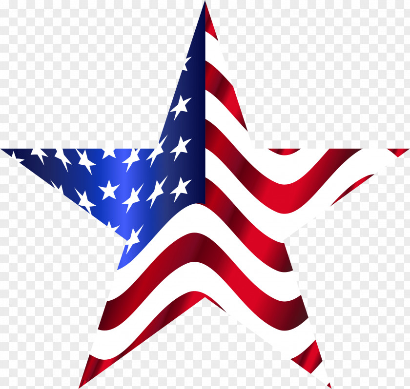 American Flag Star Of The United States Clip Art PNG