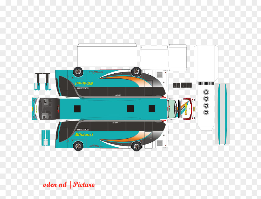 Bus Lane Paper Setra Double-decker PNG