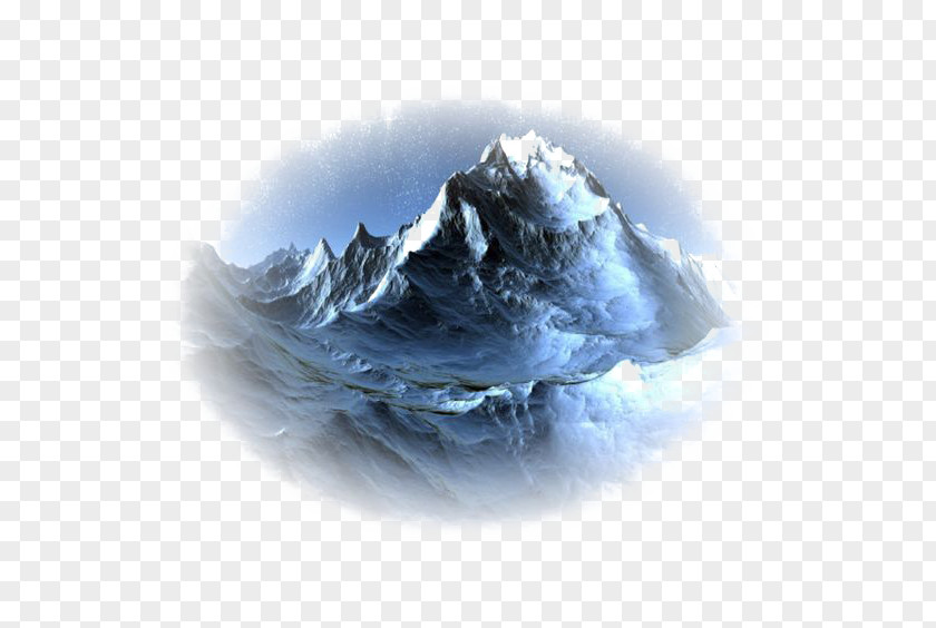 Free Snowy Buckle Elements Television Set Desktop Wallpaper Landscape High-definition PNG
