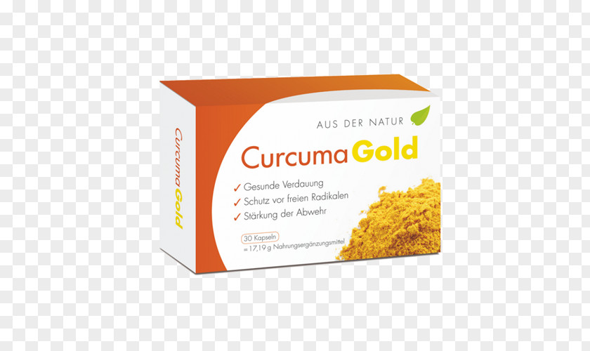 Gold Turmeric Health Starch Capsule PNG