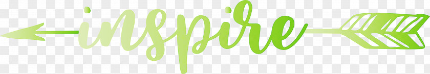 Inspire Arrow With Cute Word PNG