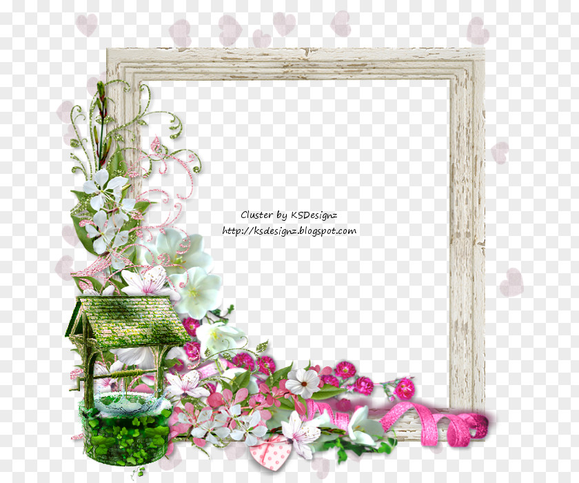 Make A Wish Floral Design Gumdrop Cut Flowers Picture Frames PNG