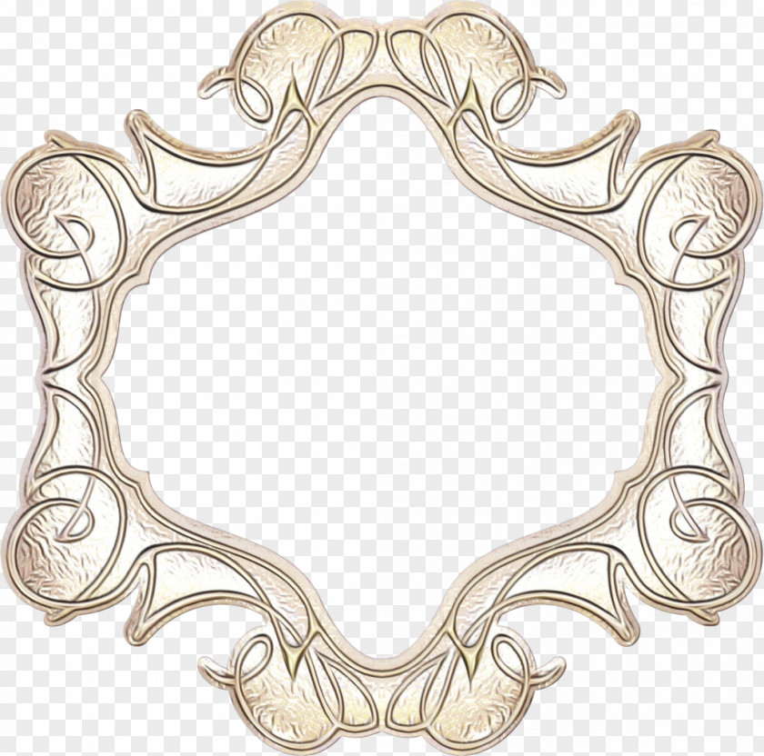 Picture Frame Mirror Background Color PNG