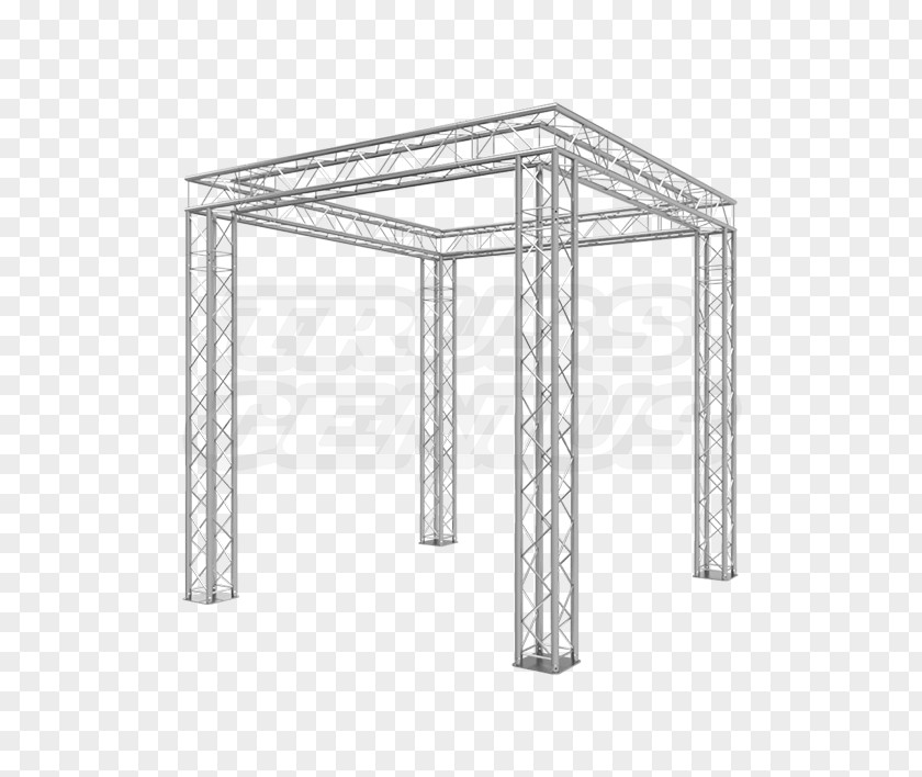 Trade Show Display Timber Roof Truss Structure PNG