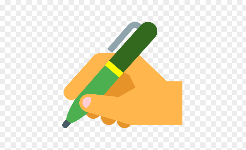 Hand With Pen Business Paper PNG
