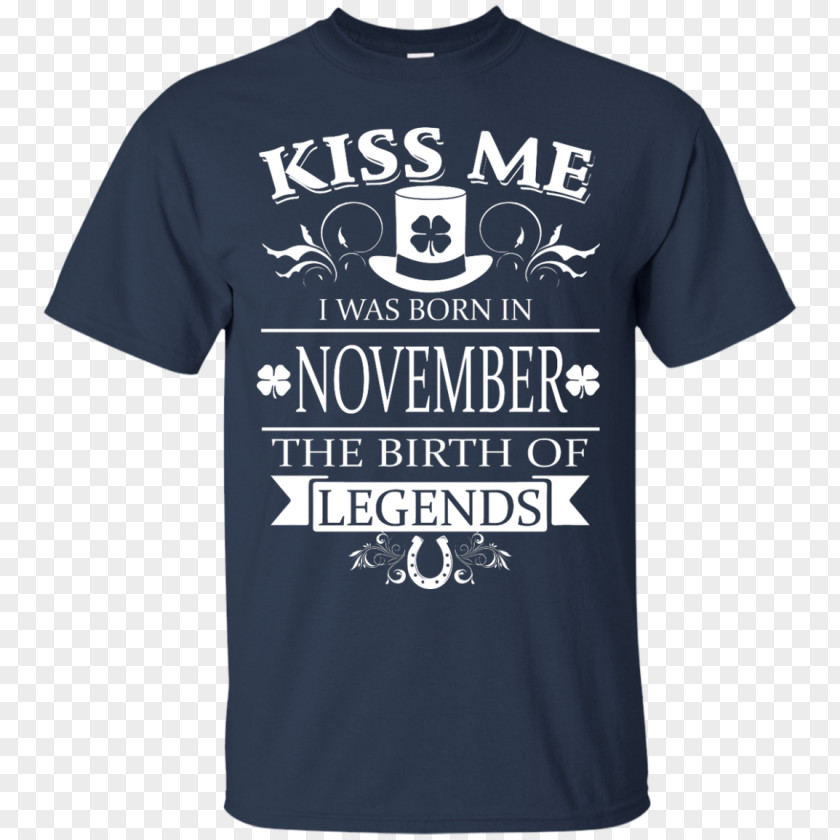 Legends Are Born In November T-shirt Hoodie Clothing Sleeve PNG
