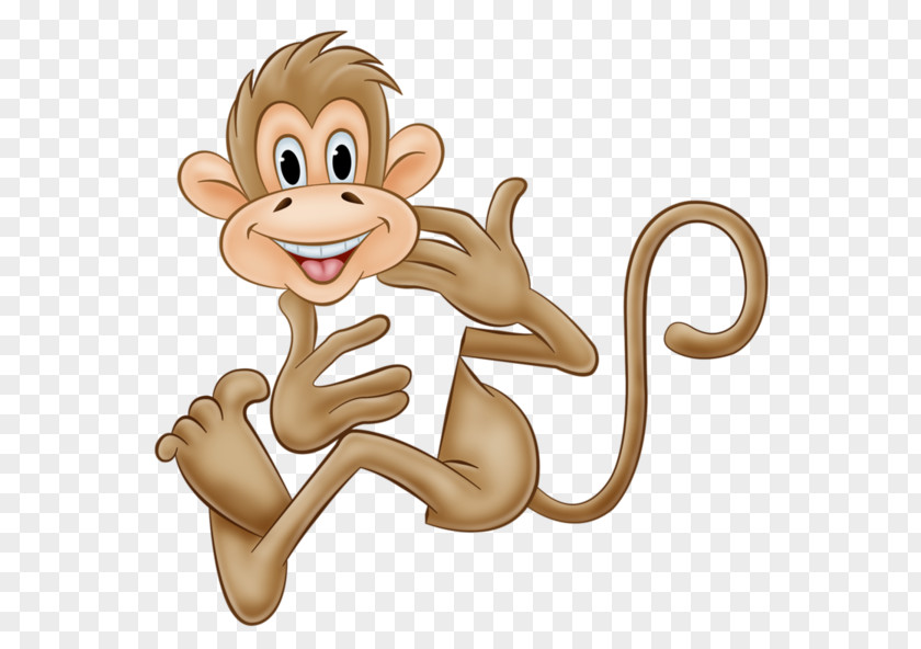 Hand-painted Cartoon Monkey-free Material Monkey Ape PNG