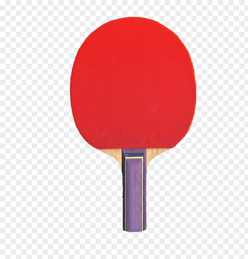 Red Table Tennis Bat Racket PNG