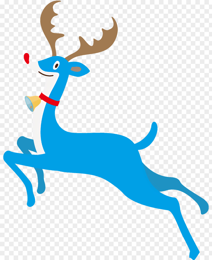 Sticker Antler Reindeer Christmas PNG