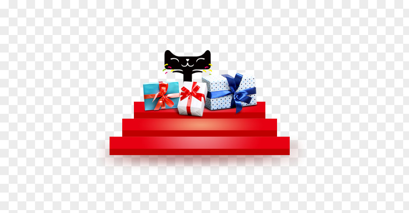 Lynx Red Stairs Gift Download PNG