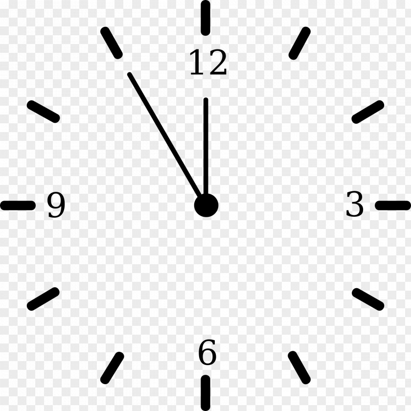 Rotating Vector Digital Clock Clip Art PNG