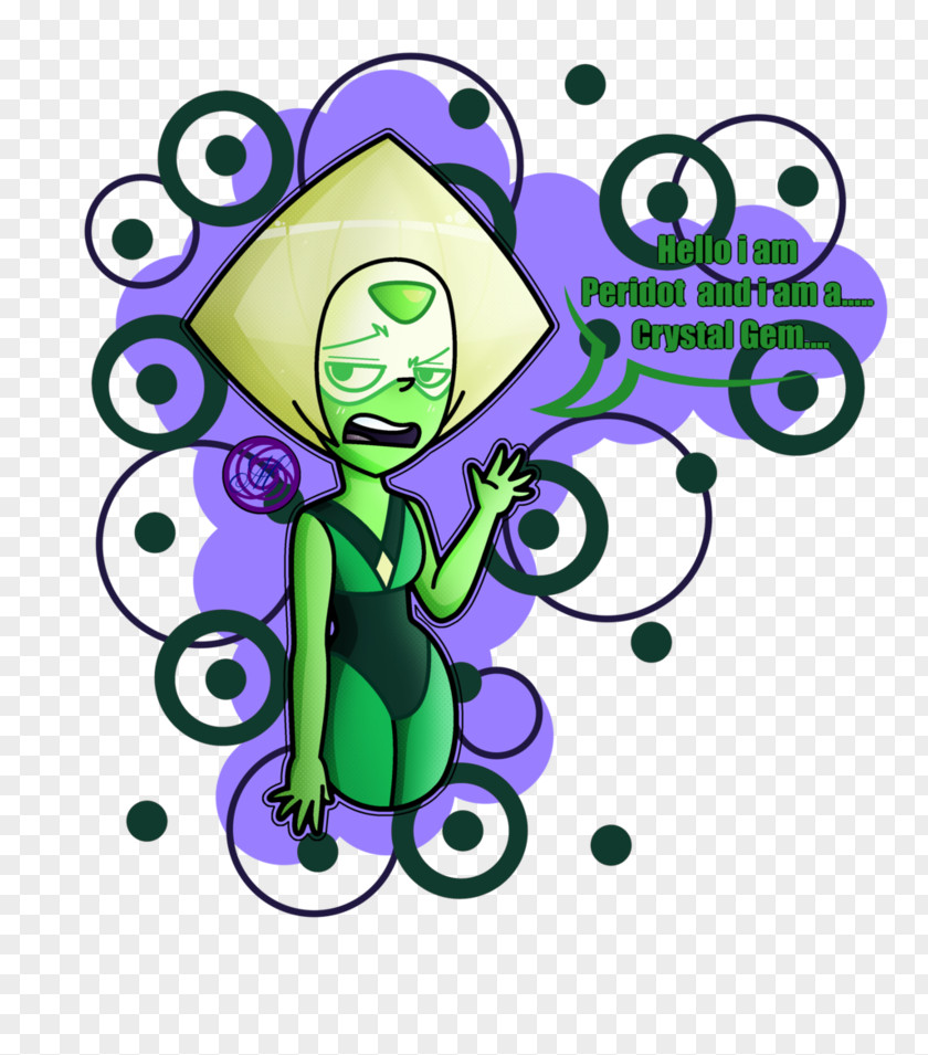 Crystal Gem Art Peridot YouTube Clip PNG