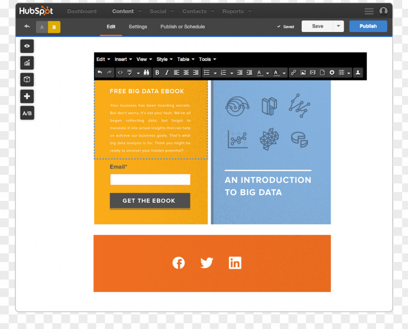 Marketing Responsive Web Design Landing Page HubSpot, Inc. PNG