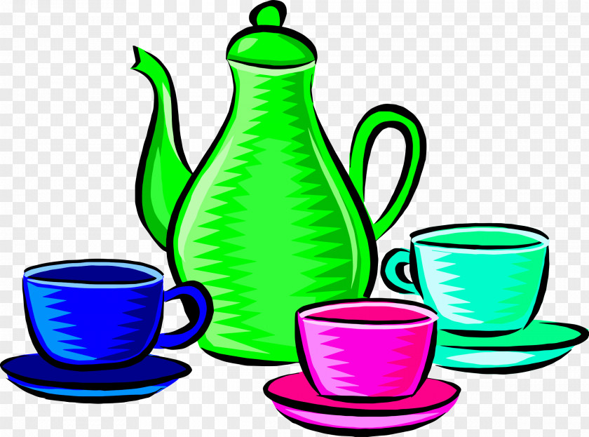 Tea Cup Coffee Tableware Teapot Clip Art PNG
