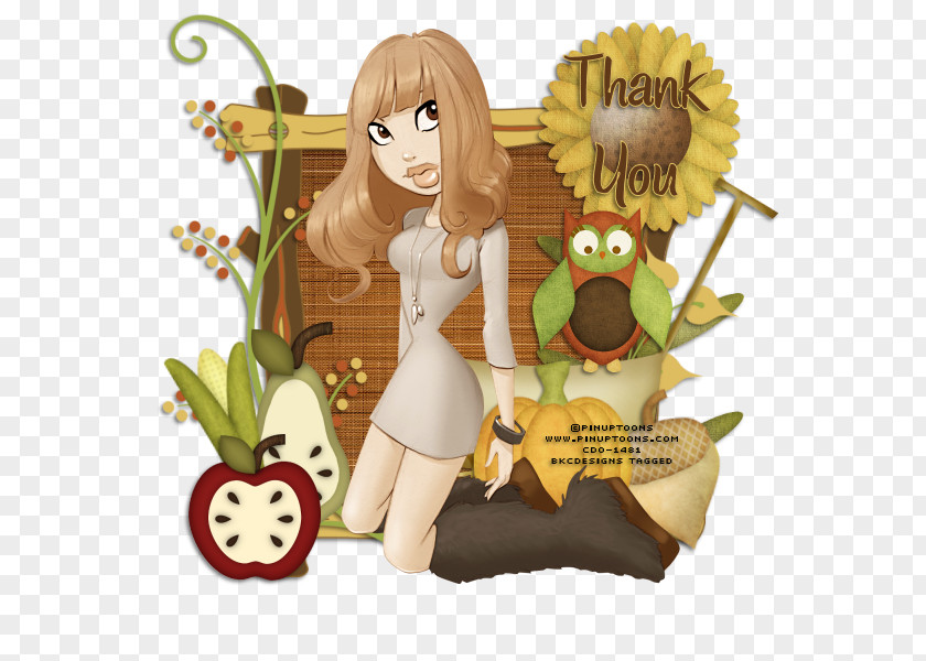 Thank You Tag Flower Figurine Character Clip Art PNG