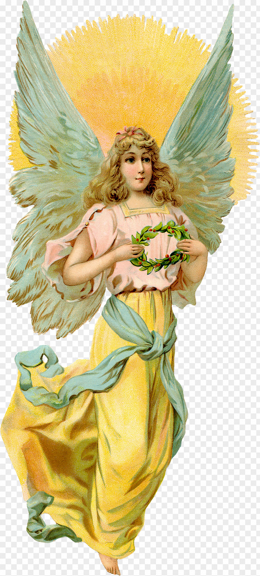 Blue Wreath Mythology Legendary Creature Fairy Character Supernatural PNG