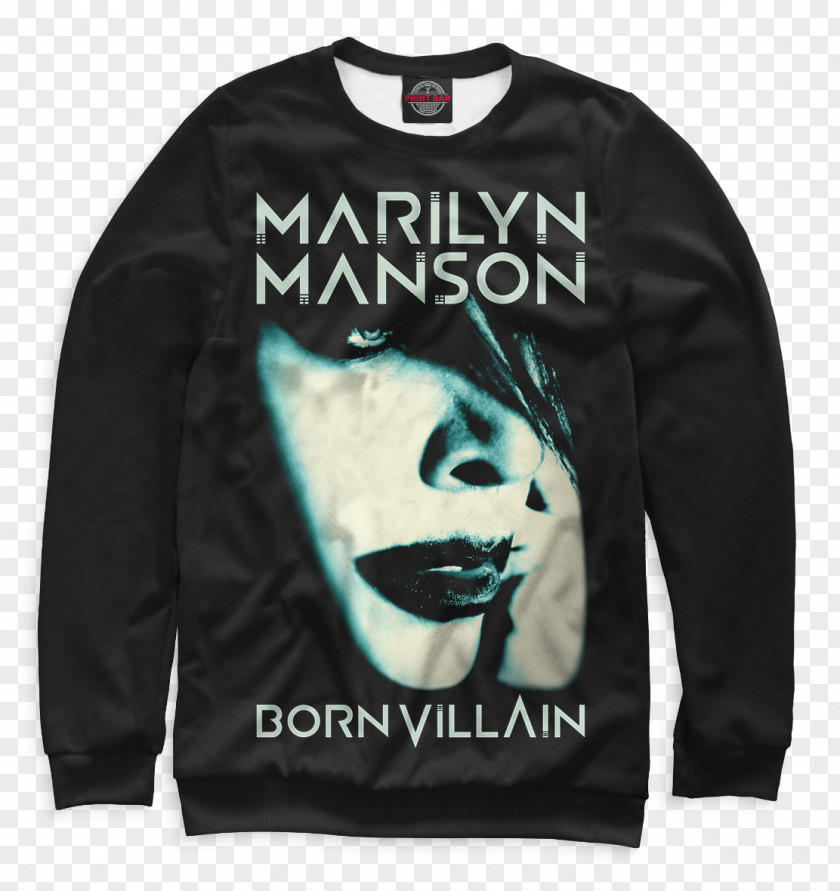 Born VillainFor NoneSleeve HoodieT-shirt T-shirt Marilyn Manson Flag PNG