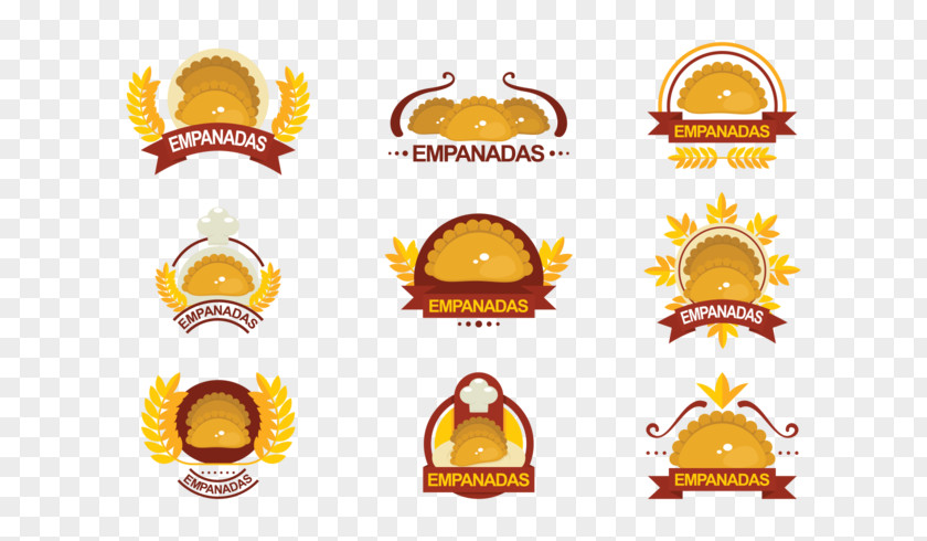 Empanada Emblem Graphic Design PNG
