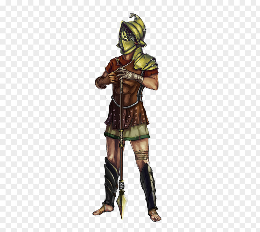 Gladiator Fighter Combat Armour Profession PNG
