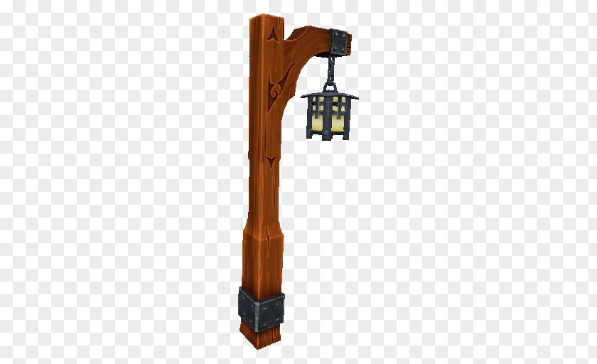 Light Post Street Wood Blacklight Lantern PNG