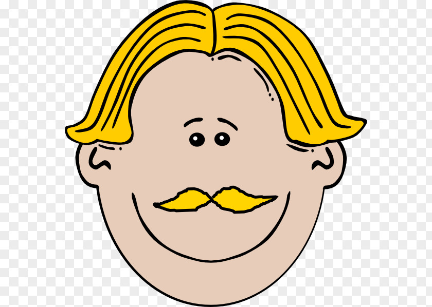 Moustache Smiley Clip Art PNG