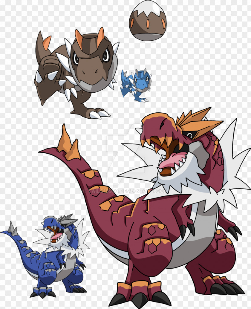 Pokémon X And Y Evolution Tyrunt Tyrantrum PNG