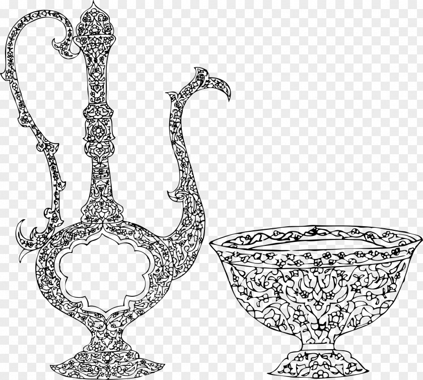 Vase Islamic Geometric Patterns Art Calligraphy Kufic PNG