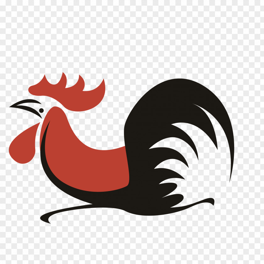 Abstract Design Chicken Vector Graphics Logo Image Rooster PNG