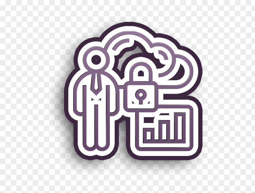 Cloud Service Icon Private Secured PNG