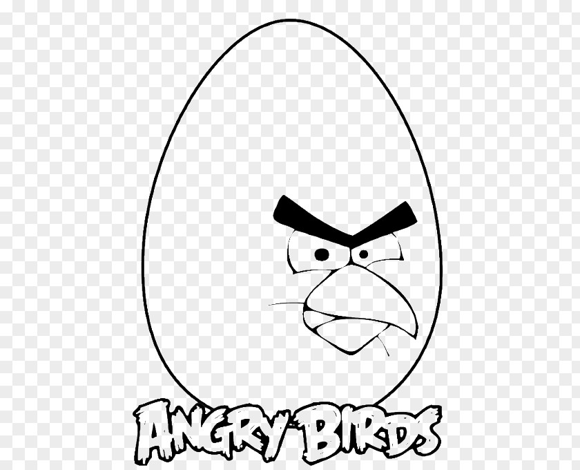Easter Coloring Book Angry Birds Space Black And White Child PNG