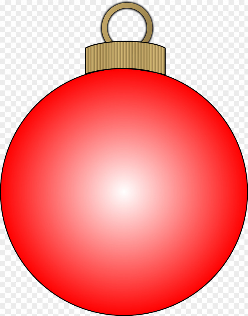 Red Perfume Bottle Incandescent Light Bulb Christmas Ornament Clip Art PNG