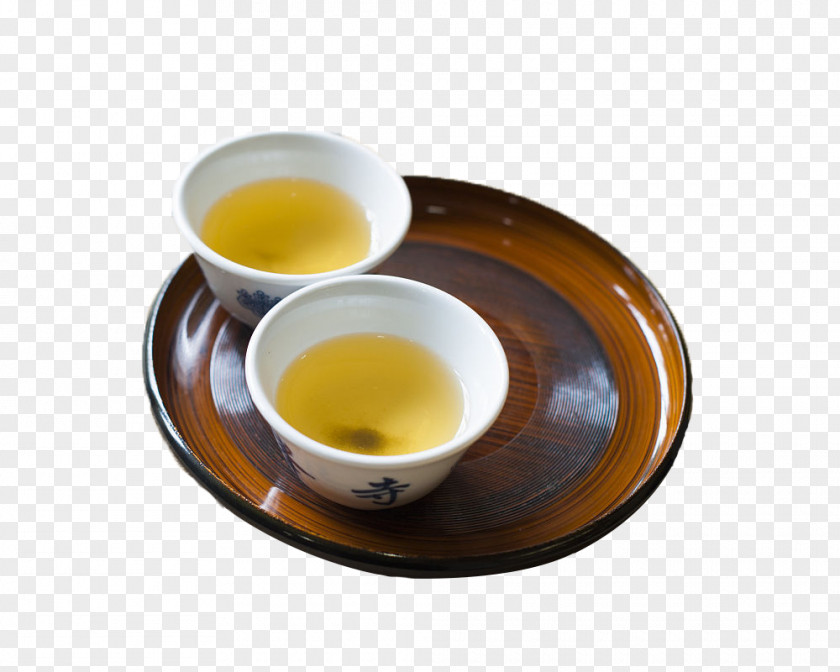 Two Cups Of Japanese Tea In The Tray Ceremony Cup PNG