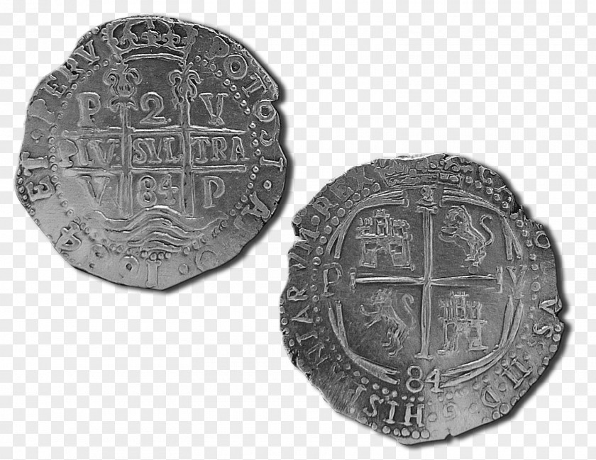 Coin Hammered Coinage Silver Numismatics Spain PNG