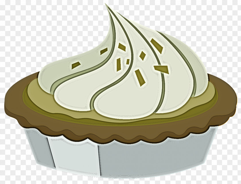 Green Icing Baking Cup Buttercream Cupcake PNG