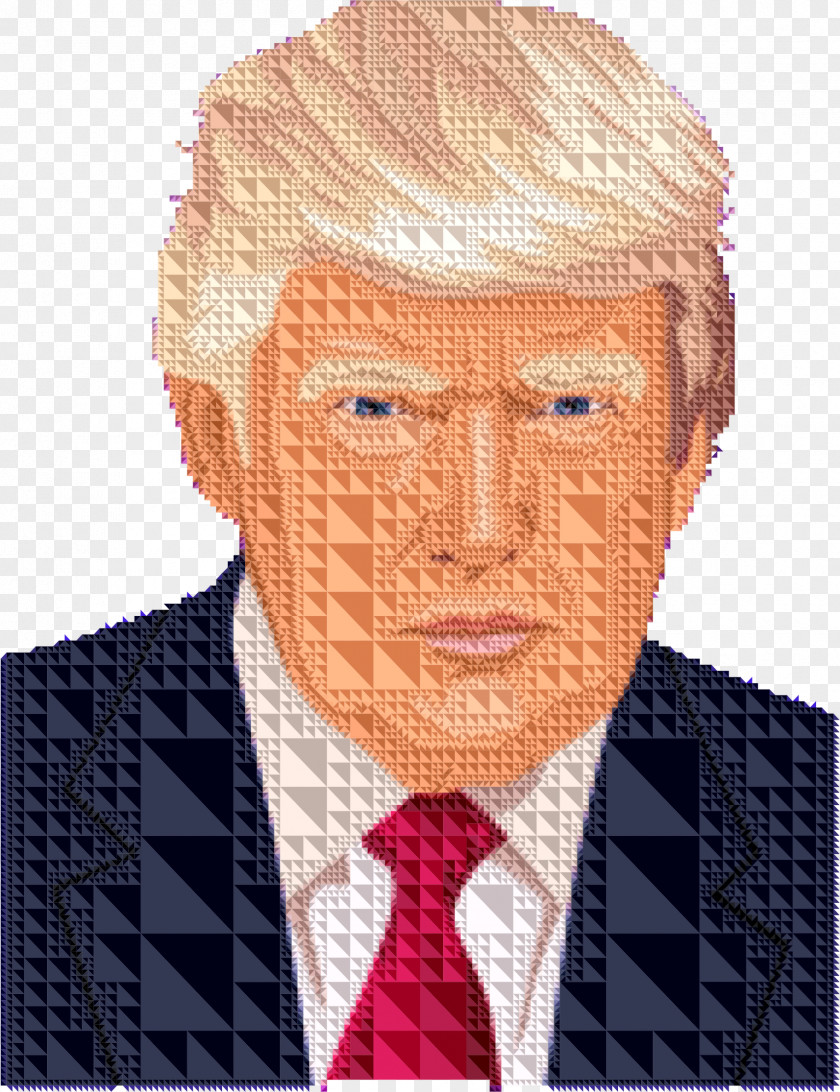 Low Poly Protests Against Donald Trump United States PNG