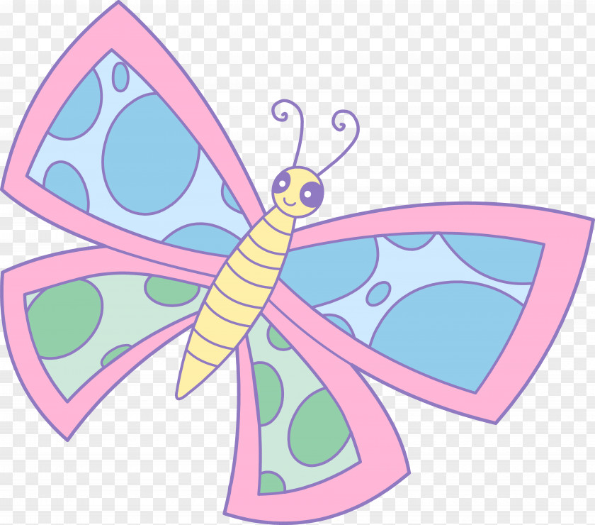 Pastel Butterfly Clip Art PNG