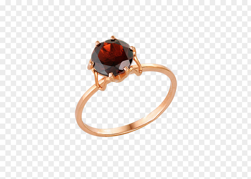 Ring Moscow Gemstone Garnet Gold PNG