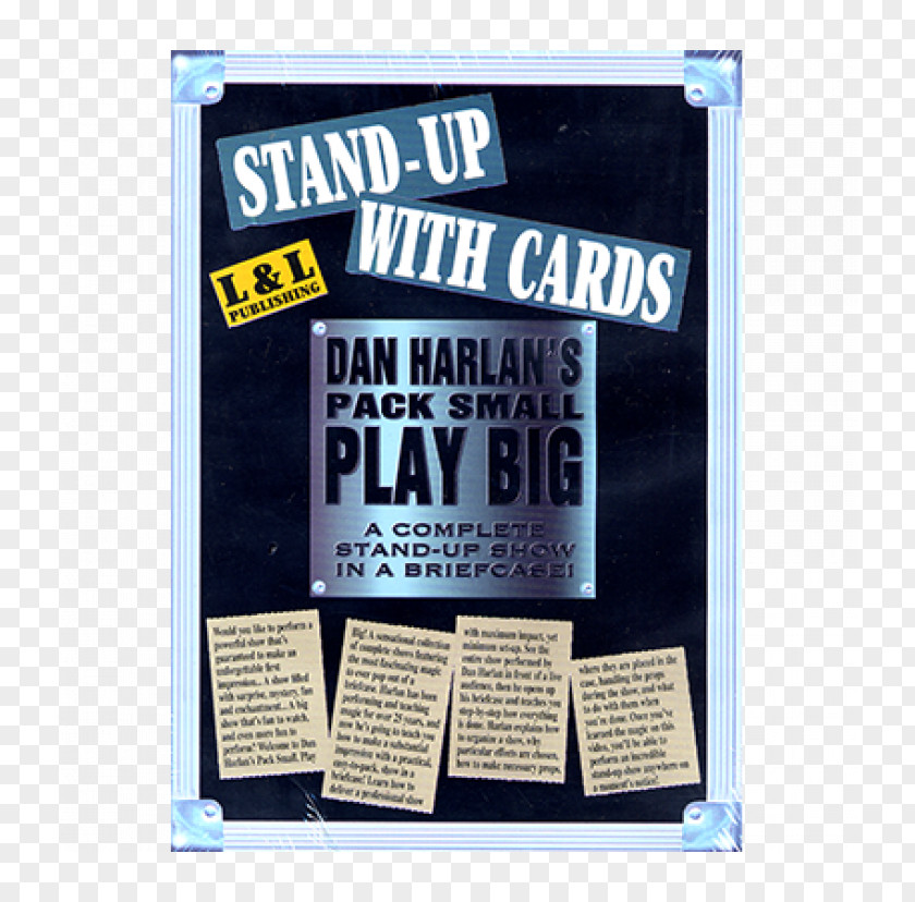 Stand Up Comedy Poster Video Television Show Playing Card Product PNG