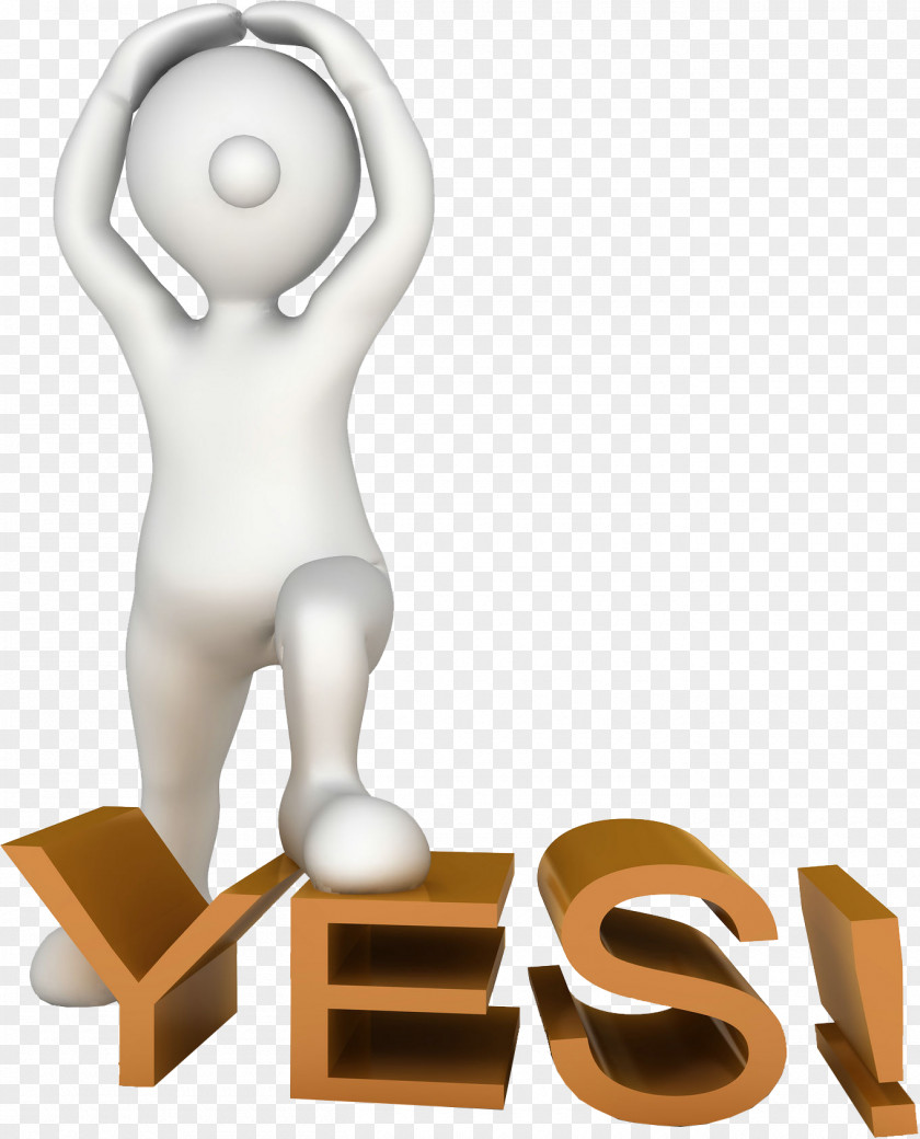 Yes On The Cartoon 3D Computer Graphics Download PNG