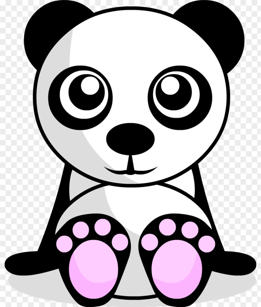 Bear Giant Panda Drawing Cartoon PNG