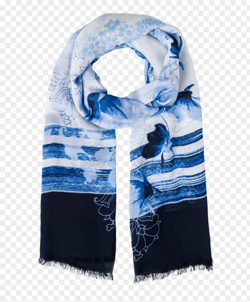 Blue Scarf Cobalt PNG