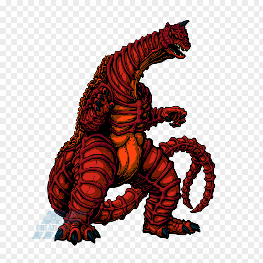Monster Baragon Kaiju Dragon Drawing PNG