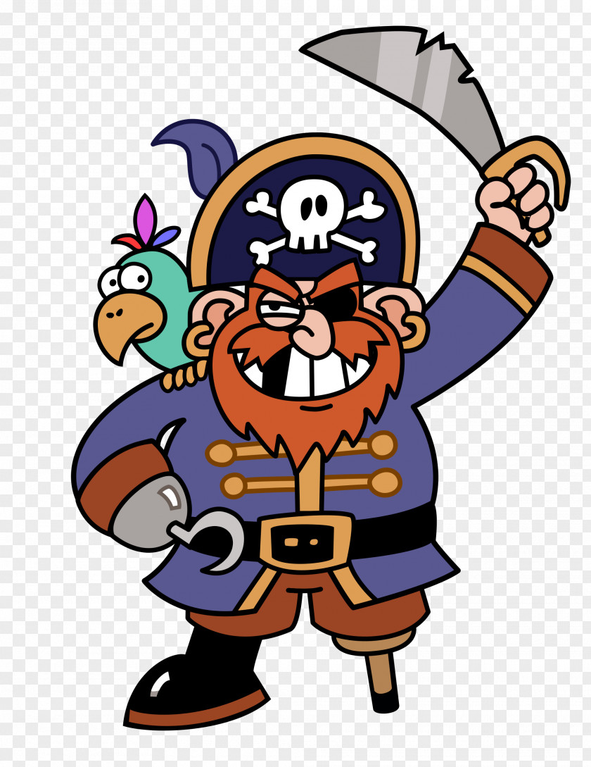 Pirate Parrot Piracy Desktop Wallpaper Clip Art PNG
