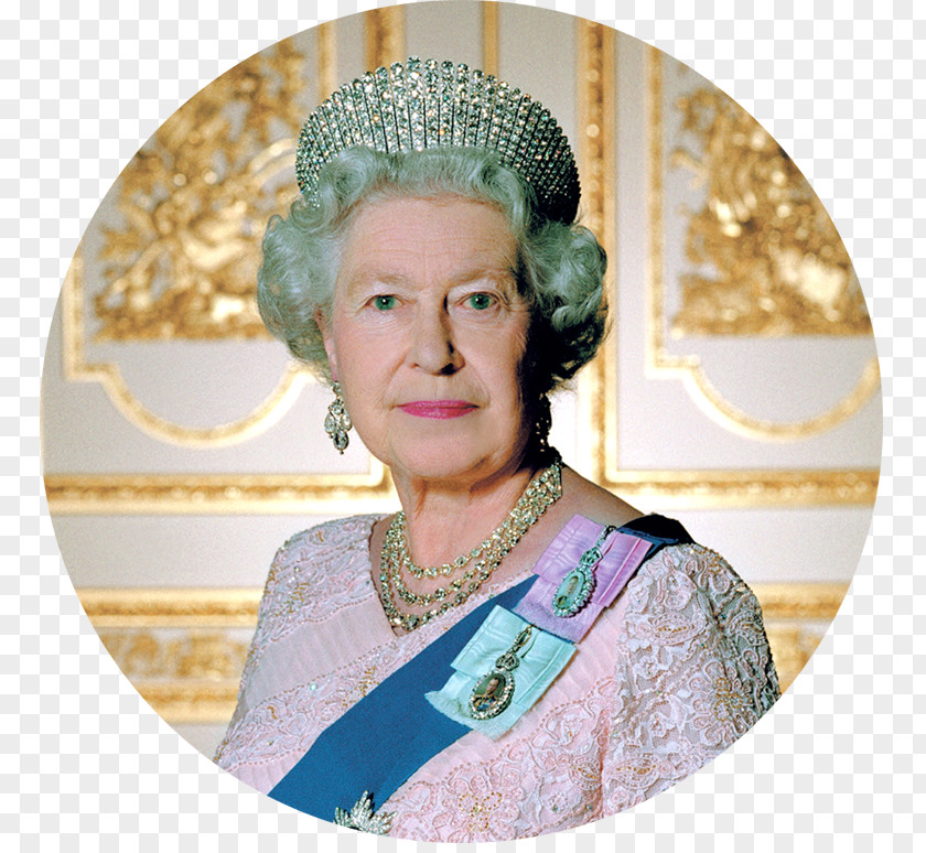 Queen Elizabeth Diamond Jubilee Of II Golden British Royal Family Reign PNG