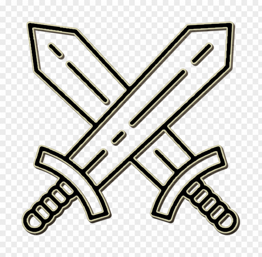 Sword Icon Swords Medieval PNG