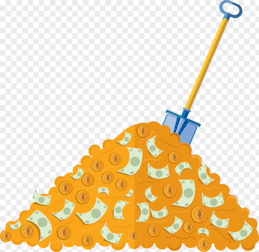 Vector Shovels And Banknotes Money Banknote Coin United States Dollar PNG
