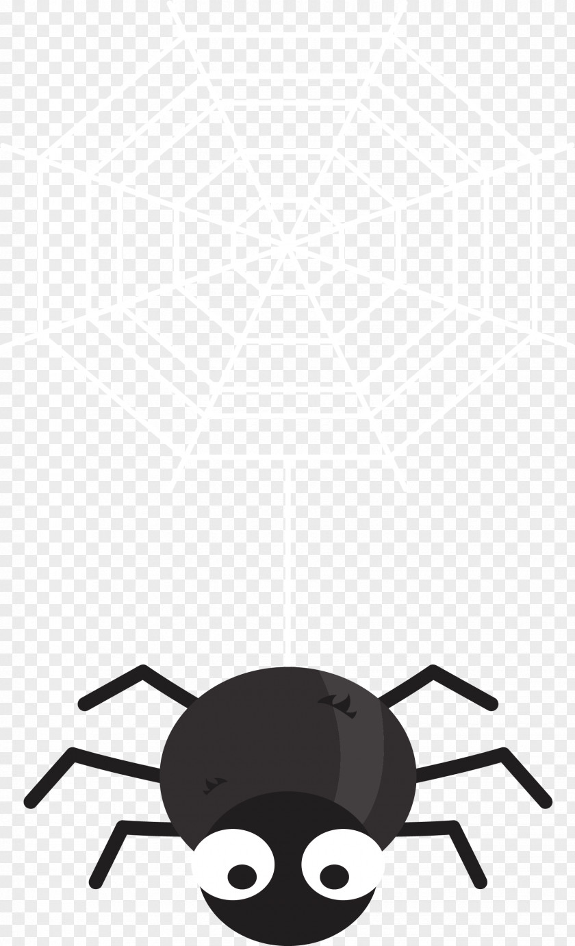 Black Spider Webs Euclidean Vector And White PNG