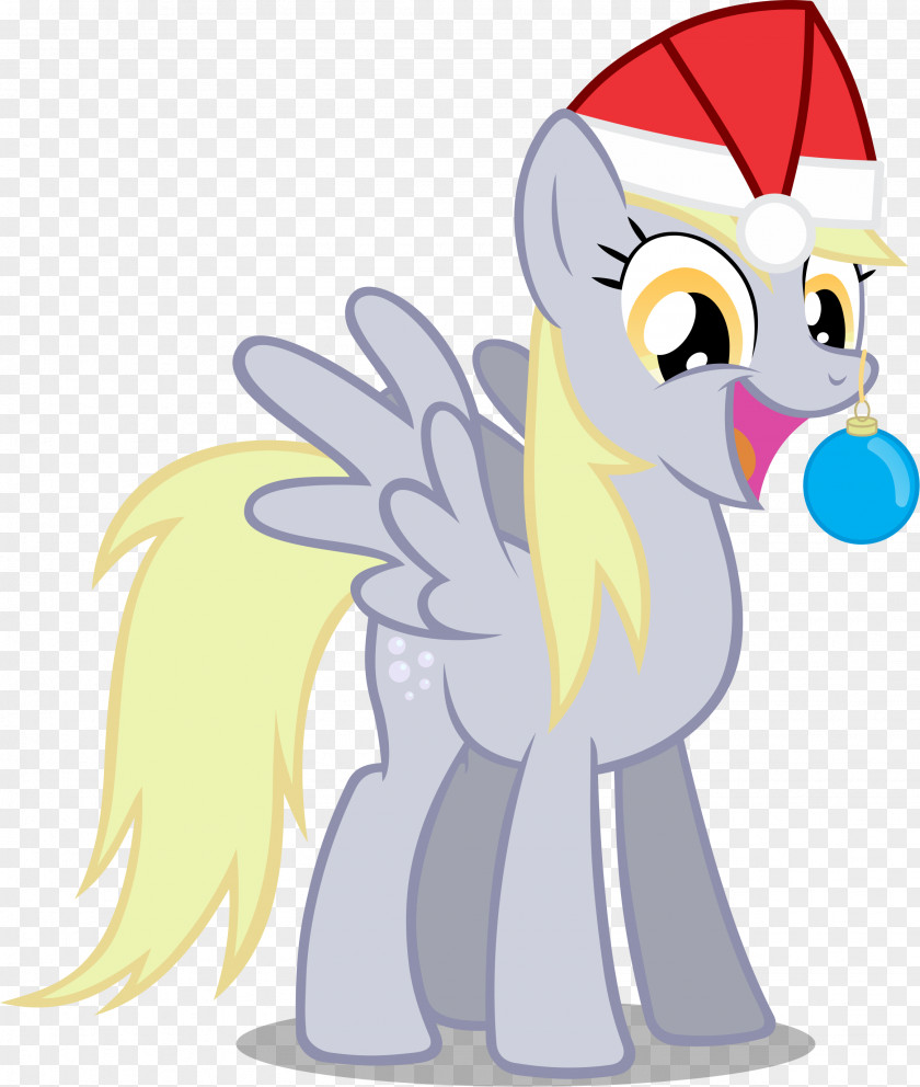 Christmas Pony Pinkie Pie Derpy Hooves Rainbow Dash Rarity PNG