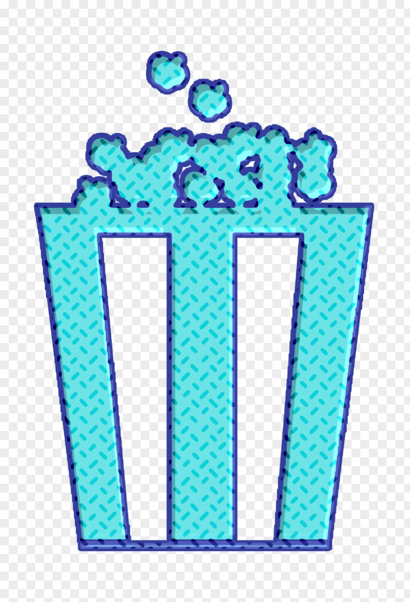 Food Icon Popcorn Box Of PNG