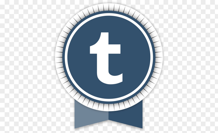 Tumblr Electric Blue Emblem Brand PNG